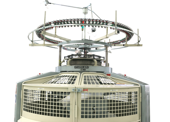 Yüksek - Teknik İşletim Sistemi ile Tek Jersey Dairesel Atkı Örgü Makinesi