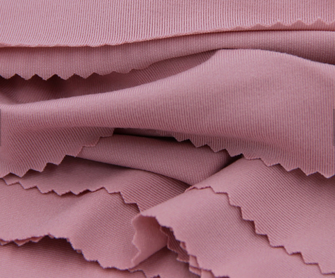 Yumuşak Saplı Tek Jersey Örme Kumaş Anti - Boncuklanma% 90 Polyester% 10 Spandex